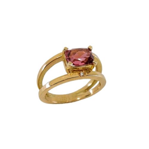 Anillo Turmalina Cojín 1